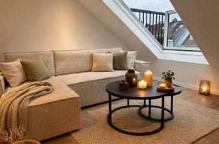 Wohnung mieten in Munkerstraße, 90443 Steinbühl, Neuwertige Dachgeschosswohnung mit Klimaanl. & Möbeln – südlich der Nürnberger Innenstadt