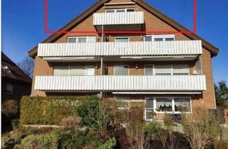 Wohnung mieten in 59348 Lüdinghausen, Helle, gepflegte 3‑Zimmer Dachgeschosswohnung mit Einbauküche in zentraler Lage