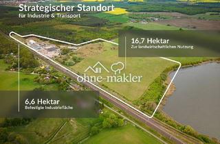 Grundstück zu kaufen in 17192 Kargow, 23 ha Industrie- und Landwirtschaftsfläche mit Gleisanschluss