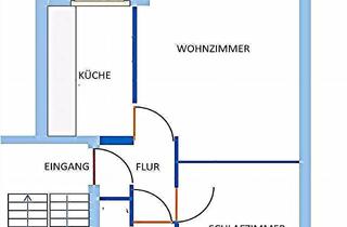 Wohnung mieten in Klistostraße, 14165 Berlin, Zehlendorf: 58 m² freie ruhige 2 Zimmer im 2. OG mit Süd-West Balkon!