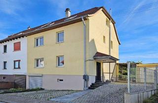 Doppelhaushälfte kaufen in 69168 Wiesloch, Wiesloch - Einziehen und Wohlfühlen - Sanierte Doppelhaushälfte mit zwei Wohneinheiten in Baiertal