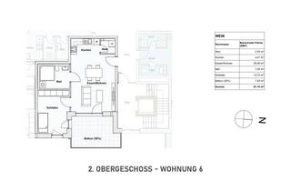 Wohnung kaufen in Rathausstraße 35, 65604 Elz, WHG. 06: Provisionsfrei KfW 40 Neubau Elz – 2 Zimmer ca. 61 m² Balkon