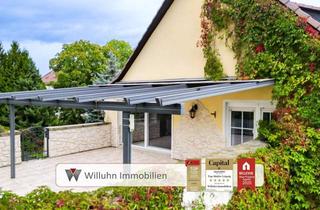 Wohnung kaufen in 04821 Brandis, 2016 hochwertig saniert I 2 Bäder I Garten I Terrasse I 2 Garagen I Doppelcarport