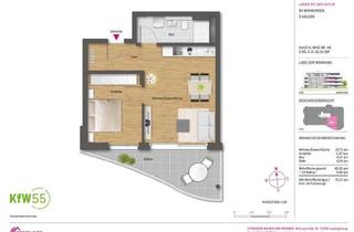 Wohnung mieten in Seepfad 27/4, 74343 Sachsenheim, 2-Zimmer Neubau-Wohnung (Bj. 2023) mit Balkon im 2. OG in Sachsenheim - Top-Lage & Bahnanschluss