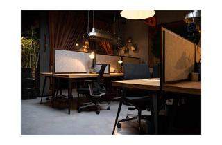 Büro zu mieten in 68165 Mannheim, Offene Arbeitsplätze und Meetingbereich in stylischer Atmosphäre