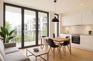 Wohnung kaufen in 16225 Eberswalde, Eberswalde: ERSTBEZUG im LUXUS Neubau: 2-Zi-Whg im 2.OG35m² MIT BALKO N ab 2026 BEZUGSBEREIT