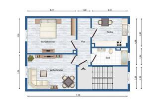 Wohnung mieten in Am Wald, 19372 Ziegendorf, 52m² (2-RMW), 68m² (4-RMW) und 115m² (6-RMW), Keller, Garten