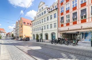 Wohnung mieten in Burgergäßchen, 86150 Innenstadt, Moderne Wohlfühloase mit sonnigem Balkon, offener Küche & elegantem Tageslichtbad in zentraler Lage