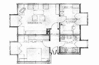 Wohnung mieten in 84503 Altötting, Altötting – Helle 2-Zimmer-Dachgeschosswohnung mit Einbauküche, Tageslichtbad & Tiefgarage!