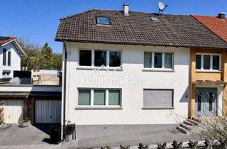 Doppelhaushälfte kaufen in 79802 Dettighofen, ?Großzügiges Zweifamilienhaus mit Garten & Ausbaureserve – provisionsfrei – 499.000 €