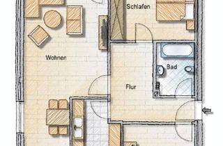 Wohnung kaufen in 24837 Schleswig, Schleswig - Freie 3-Zimmer Dachgeschosswohnung, Balkon, Keller, Garage