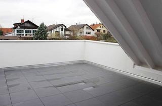 Wohnung mieten in Nusslocherstrasse 47, 69190 Walldorf, Tolle 2-ZKB DG-Wohnung 110m² sehr großzügig aufgeteilt mit Balkon + großer Terrasse in Walldorf