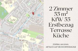 Wohnung mieten in Wiek Rechts 24, 26871 Papenburg, 2 Zimmer Wohnung, 55m², Erstbezug, EBK, zentral in Papenburg