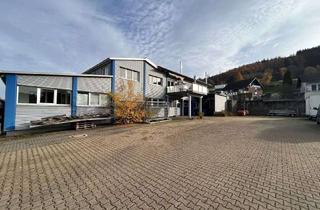 Gewerbeimmobilie kaufen in 35719 Angelburg, Gewerbefläche mit großer Einfahrt und Parkplätzen in Gönnern