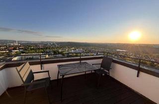 Penthouse kaufen in 70378 Neugereut, Penthouse-Maisonette über Stuttgart - 132 m², 16./17. OG, 2 Balkone, Aufzug
