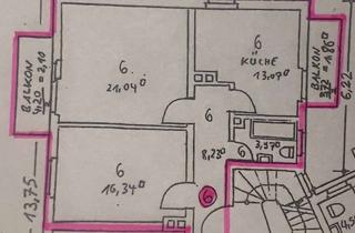 Wohnung kaufen in Arndtstraße 17, 97072 Sanderau, Helle 2-Zimmer Wohnung im 1. OG mit zwei Balkonen in Würzburgs Traumlage Sanderau