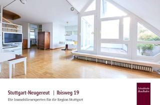 Wohnung kaufen in Ibisweg 19, 70378 Neugereut, Stilvolle 4-5 Zi.-Maisonette auf 3 Ebenen mit Dachterrasse, Balkon, Parkett & TG-Platz +++