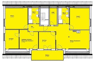 Wohnung mieten in 23966 Wismar-West, Exklusive lichtdurchflutete DG 5-Zimmer-Wohnung mit EBK, 2 Vollbädern, Balkon und Gaskamin in Wismar