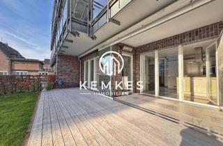 Wohnung mieten in Vor Dem Rheintor 15a, 46459 Rees, Exklusive 3-Zimmer-Erdgeschosswohnung mit großzügiger Südterrasse und Rheinblick in Rees