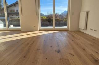 Wohnung mieten in 83080 Oberaudorf, Exklusiver Erstbezug: Erdgeschosswohnung mit Erker, großzügiger Hochterrasse und privatem Südgarten