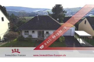 Einfamilienhaus kaufen in 54317 Gusterath, Gusterath - Gusterath: Bungalow mit viel Platz für die Familie - mit Sauna, Ausblick und schönem Garten!