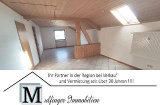 Wohnung mieten in 91085 Weisendorf, Weisendorf - 3 Zi. DG Wohnung mit Küche, Gartenmitbenutzung und Stellplatz
