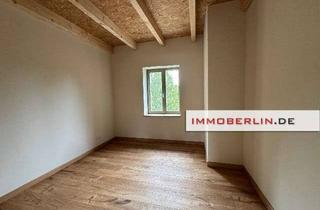 Wohnung kaufen in 16775 Großwoltersdorf, IMMOBERLIN.DE - Frisch sanierte Wohnung mit Hauscharakter, Südterrasse & -garten