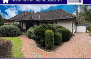 Haus kaufen in 26817 Rhauderfehn, Großzügiger Bungalow mit Garage und Sauna auf weitläufigem Grundstück in Rhauderfehn Klostermoor