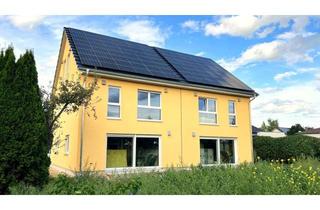 Haus mieten in An Der Vogelweide 66, 04178 Burghausen-Rückmarsdorf, Ruhe mit Blick über Felder: Exklusives wohngesundes Plusenergie-Doppelhaus, S-Bahn fußläufig