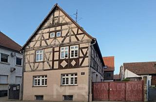 Haus kaufen in 68649 Groß-Rohrheim, Historisches Fachwerkhaus | Kernsaniert | 155 m² | Innenhof