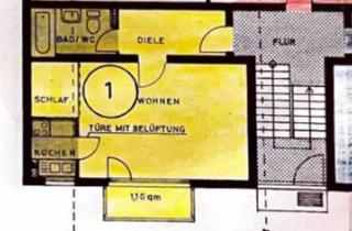 Wohnung kaufen in 97424 Schweinfurt, Schweinfurt - 1-Zimmerwohnung zu verkaufen