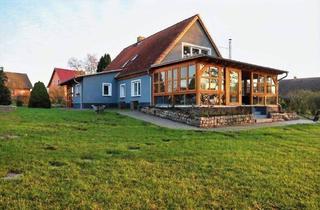 Einfamilienhaus kaufen in 16248 Parsteinsee, Parsteinsee - Hochwertig saniertes Einfamilienhaus in Parstein - Mit 2 Kaminen, Keller, Garage, 5842m² Grundstück und Nebengelass
