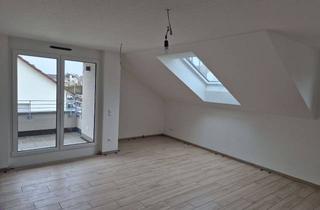 Wohnung mieten in Gottlieb-Daimler-Straße 59, 73765 Neuhausen, Erstbezug: Helle Neubau 2-Zimmer Dachgeschosswohnung mit Balkon in Neuhausen a. d. F.