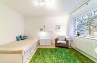 Immobilie mieten in 22083 Barmbek-Süd, Schöne, ruhige, möblierte Einzimmer- Wohnung in Hamburg, Barmbek-Süd