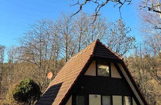 Haus kaufen in 36217 Ronshausen, Ronshausen - Ferienhaus WinnetouTrapper Nurdach-Holzhaus Nordhessen im Wald