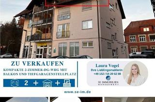 Wohnung kaufen in 75228 Ispringen, Kompakte 2-Zimmer-DG-Whg mit Balkon und Tiefgaragenstellplatz