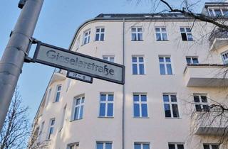 Wohnung kaufen in Gieselerstraße 17, 10713 Wilmersdorf, "Großzügige, vermietete Altbauwohnung mit Balkon am Preussenpark in Wilmersdorf, provisionsfrei"