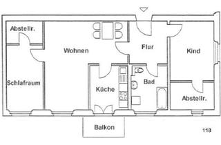 Wohnung mieten in Danckelmannstraße 20, 16259 Bad Freienwalde, Große 3-Raumwohnung in Bad Freienwalde/Brandenburg