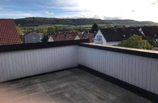 Wohnung mieten in Richard-Wagner-Straße 22, 73430 Aalen, Gepflegte 2-Zimmer-Dachgeschosswohnung mit großer Dachterasse, Nähe Hochschule, möbiliert