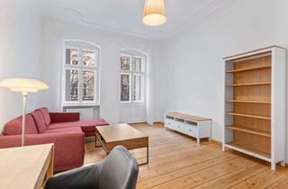 Wohnung mieten in Greifenhagener Str., 10437 Prenzlauer Berg, Stilvolle 2-Zimmer-Altbauwohnung mit Balkon und Aufzug in begehrter Prenzlauer-Berg-Kiezlage