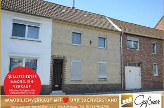 Reihenhaus kaufen in 41836 Hückelhoven, Kleines Einfamilien-Reihenhaus mit Garten in zentraler Lage von Hückelhoven-Ratheim