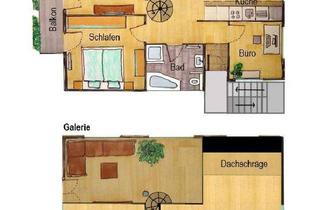Wohnung mieten in Uhldinger, 68239 Seckenheim, Wohnen am Neckar: Helle 2,5-Zimmer Dachgeschosswohnung in Mannheim-Seckenheim