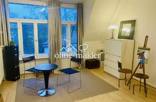 Wohnung mieten in 14199 Berlin, Berlin - Schmargendorf - Kleine Atelierwohnung mit gemeinschaftlichem Dachgarten