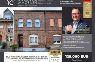 Doppelhaushälfte kaufen in 50127 Bergheim, IDEAL FÜR KAPITALANLEGER : GEMÜTLICHE 5-ZIMMER-ALTBAU-DOPPELHAUSHÄLFTE IN BERGHEIM