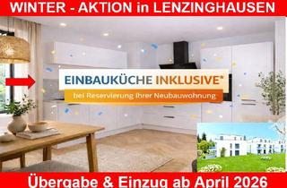 Wohnung kaufen in 32139 Spenge, Spenge - WINTER- AKTION: KOMPLETTE EINBAU- KÜCHE* bis Februar inklusive. Neubau- ETW in Lenzinghausen