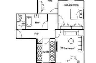 Wohnung mieten in Schillerstraße 44, 71229 Leonberg, Erstbezug nach Komplettsanierung - Hochwertige 3-Zimmer-Wohnung mit Balkon in Höfingen