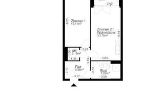 Wohnung mieten in Adlerstraße 78, 14612 Falkensee, Schöne 2-Zimmer-Wohnung im Neubau