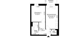 Wohnung mieten in Merlinstraße, 14612 Falkensee, Helle 2-Zimmer-Wohnung im Neubau