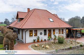 Einfamilienhaus kaufen in 26683 Saterland, Großzügiges, modernes Einfamilienhaus mit Blick ins Grüne, Obj. 9256