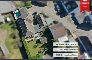 Haus kaufen in 50259 Pulheim, Zwei Häuser, ein Grundstück || ca. 219m² wohnliche Fläche || 10 wohnlich gestaltete Räume